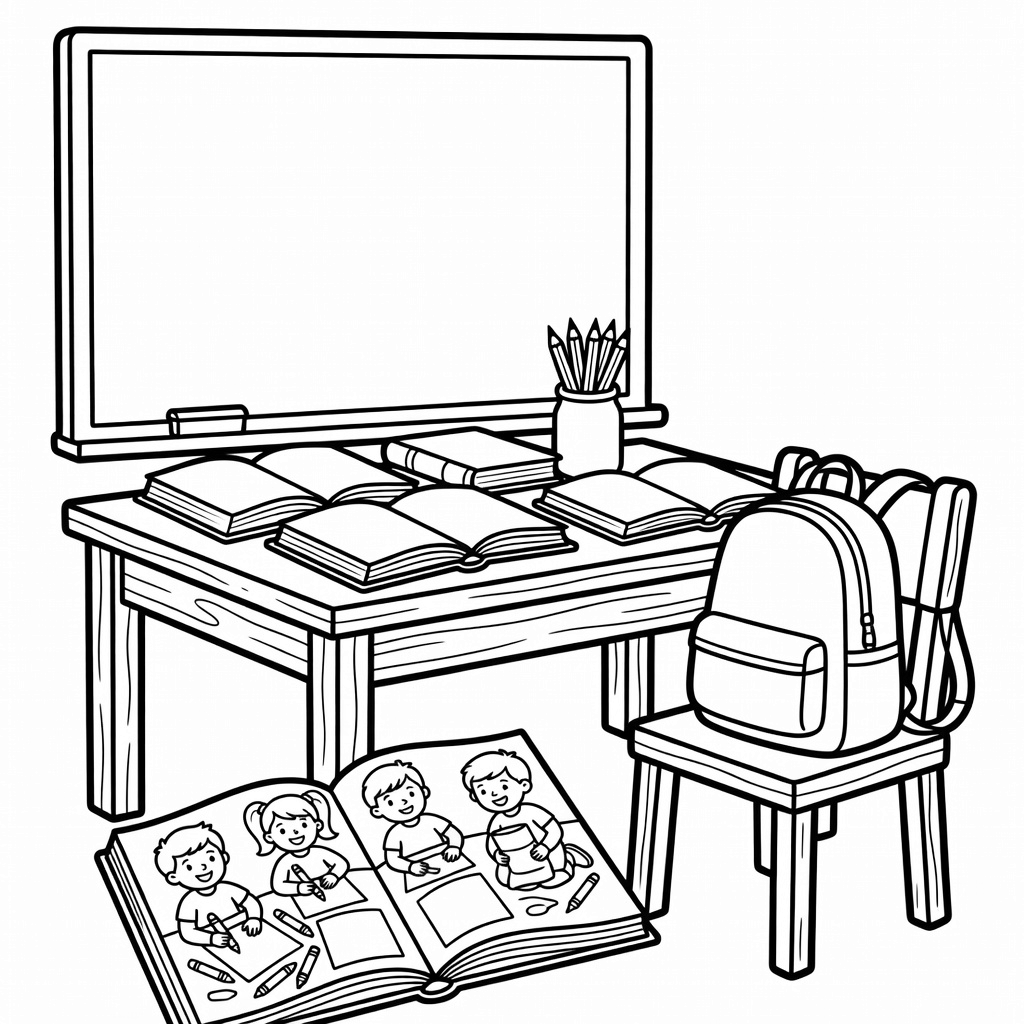 Back To School coloring page