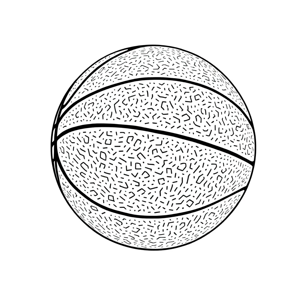 Basketball coloring page