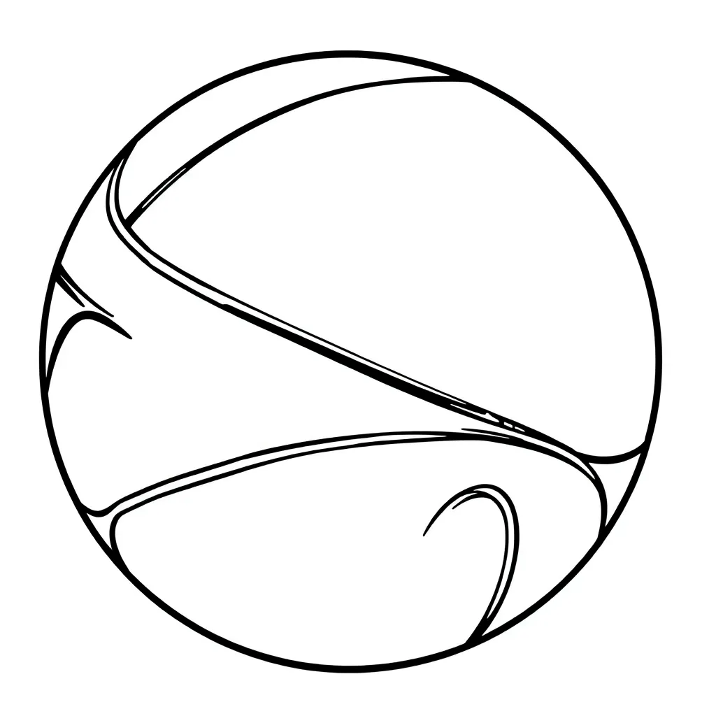 Basketball coloring page