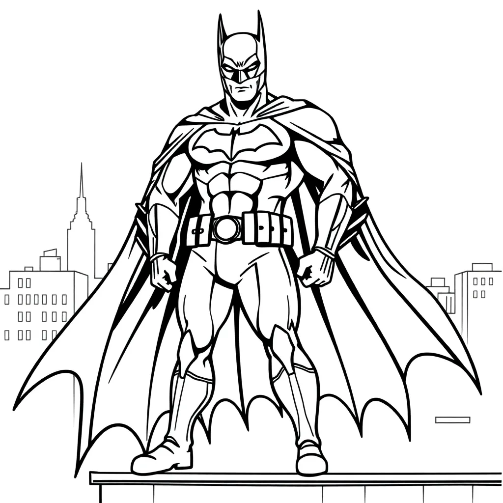 Batman coloring page
