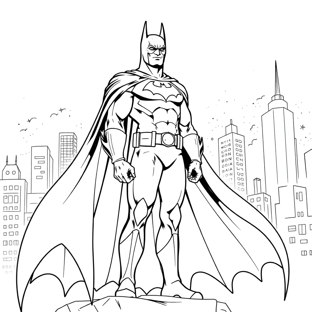 Batman coloring page