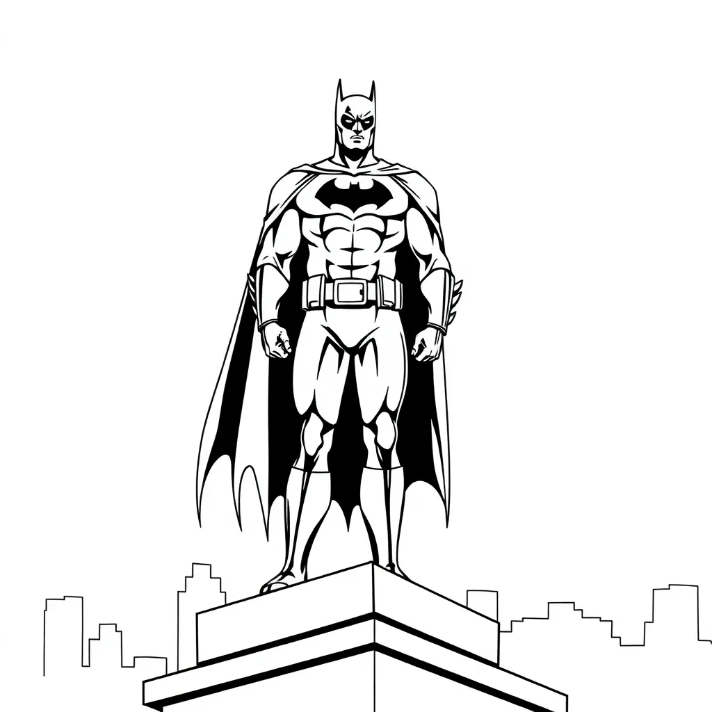 Batman coloring page
