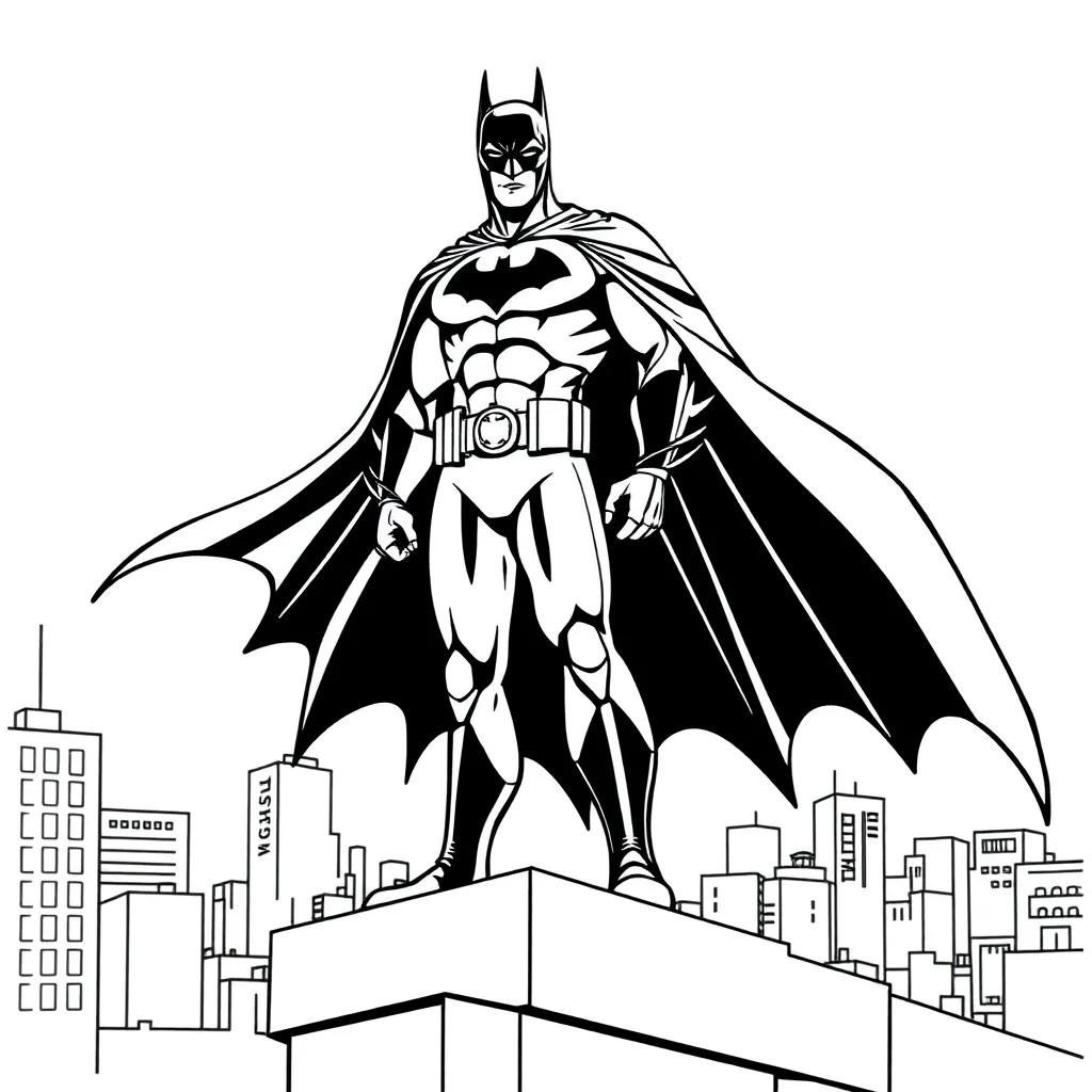 Batman coloring page