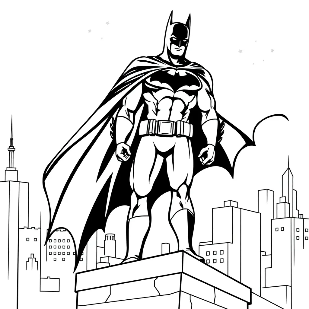 Batman coloring page