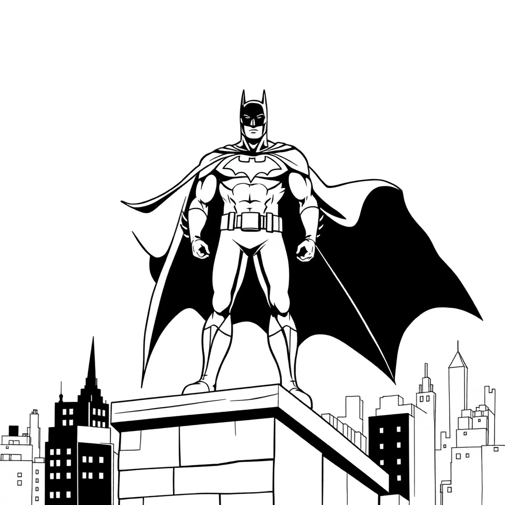 Batman coloring page