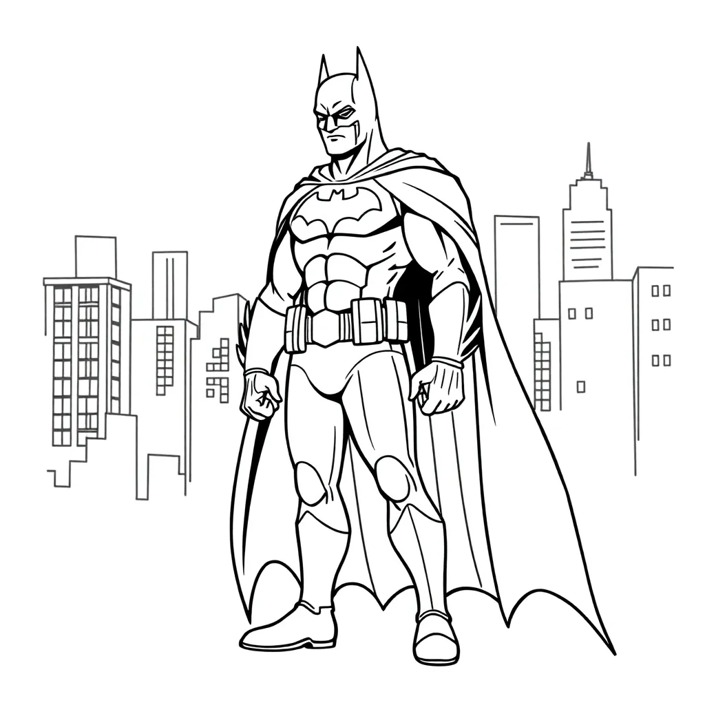 Batman coloring page
