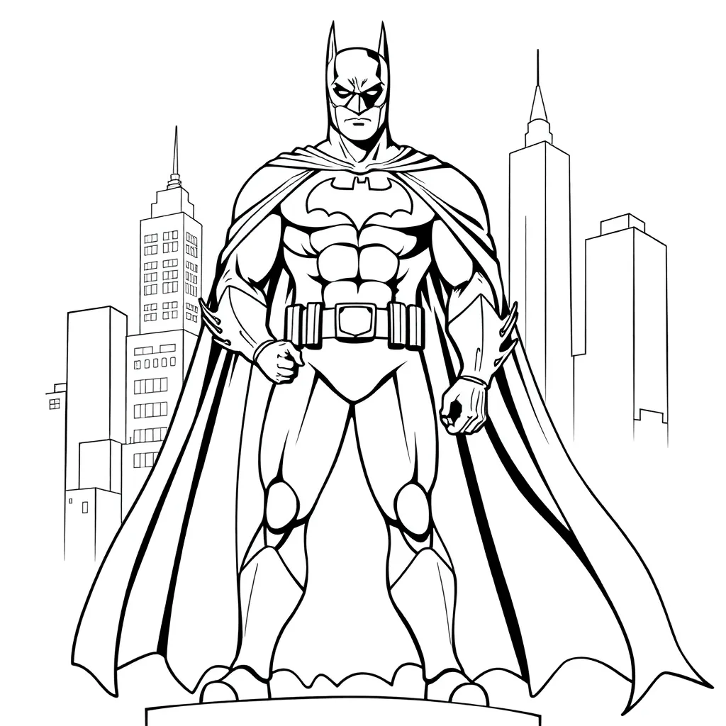 Batman coloring page