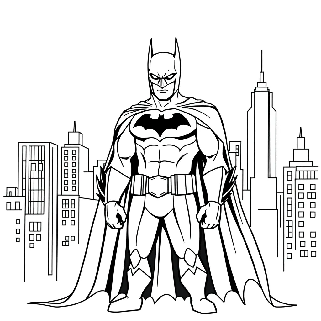 Batman coloring page