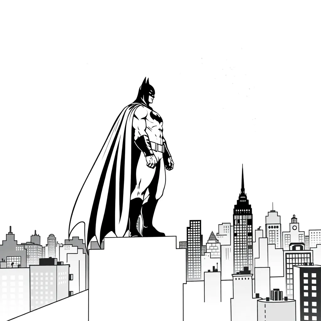 Batman coloring page