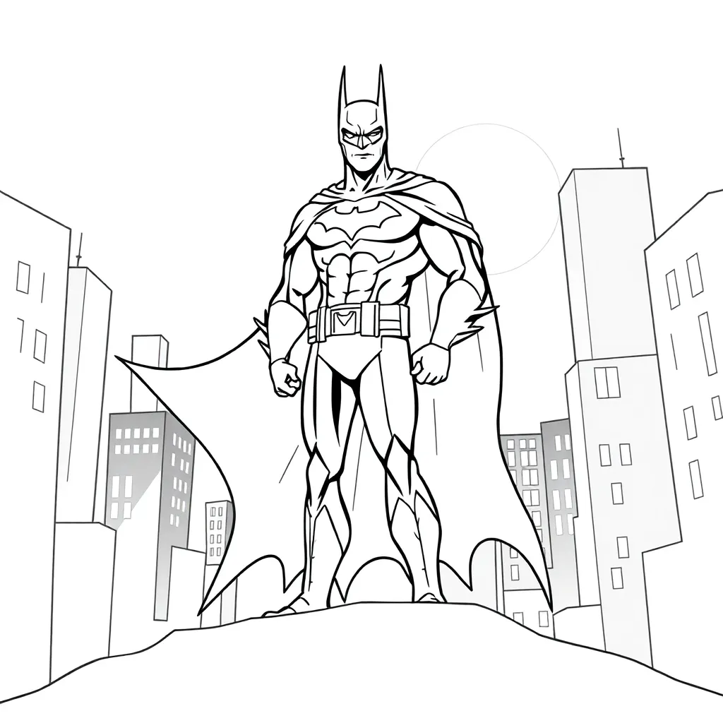 Batman coloring page