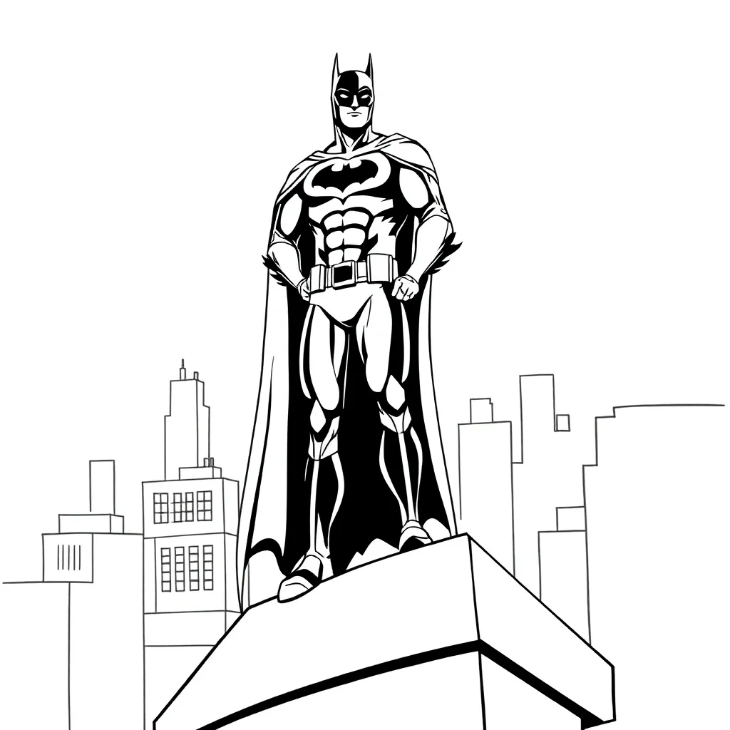 Batman coloring page