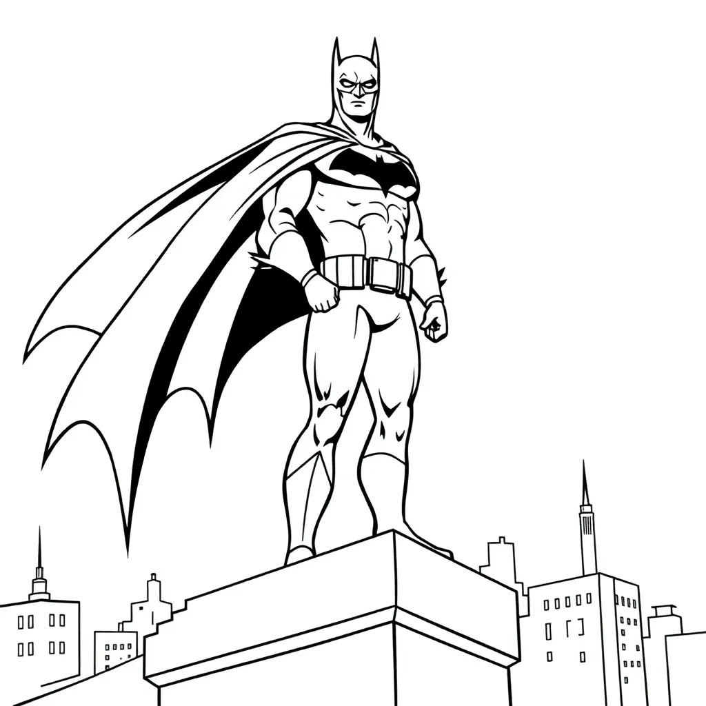 Batman coloring page