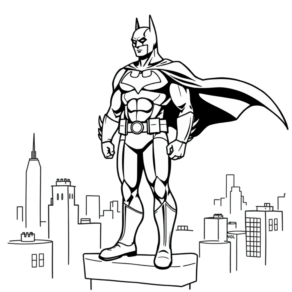 Batman coloring page