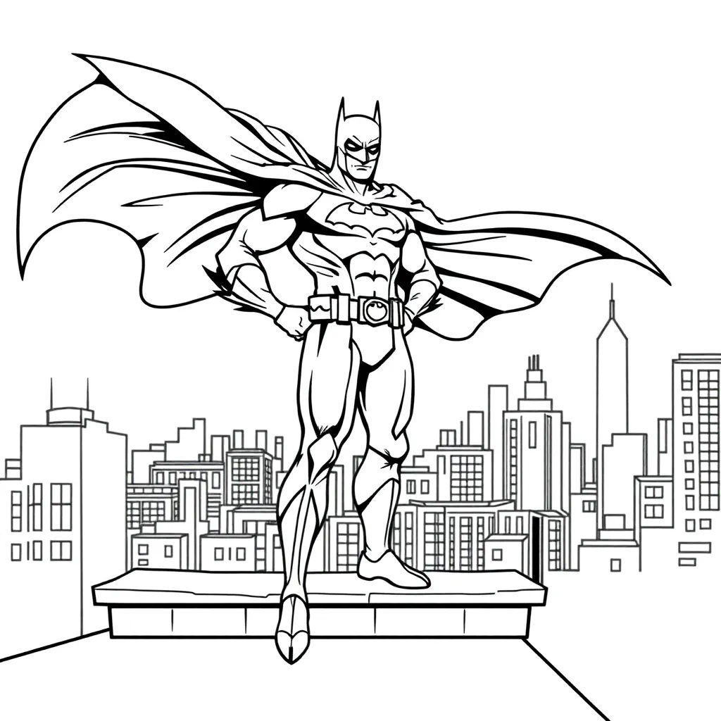 Batman coloring page