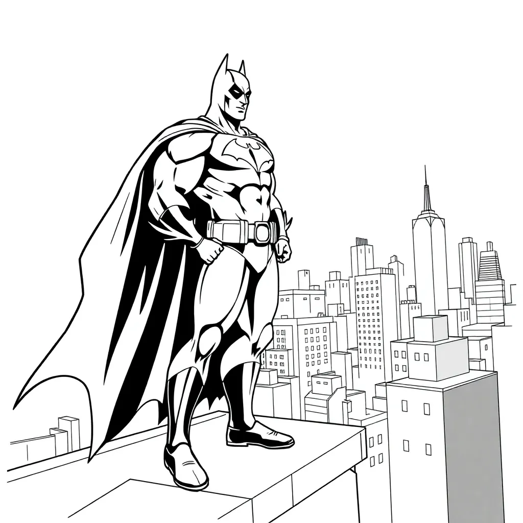 Batman coloring page