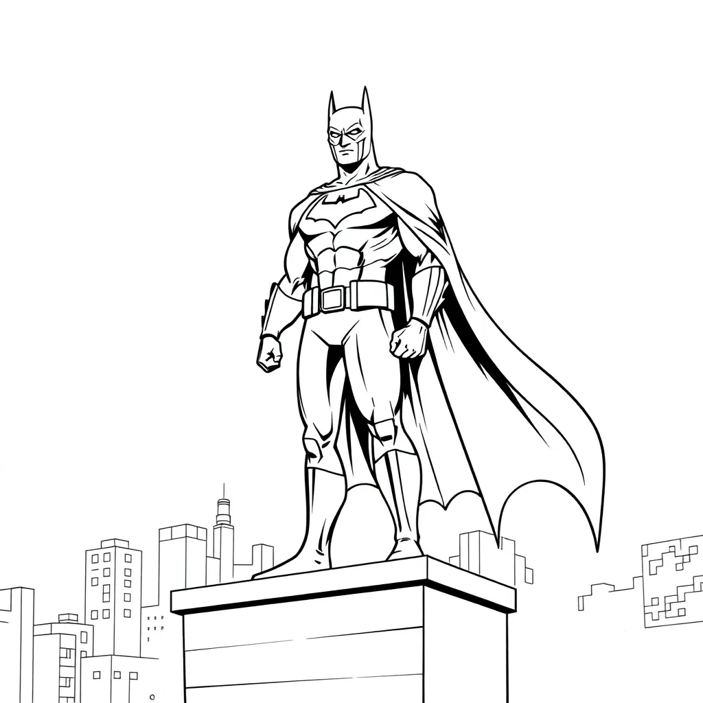 Batman coloring page