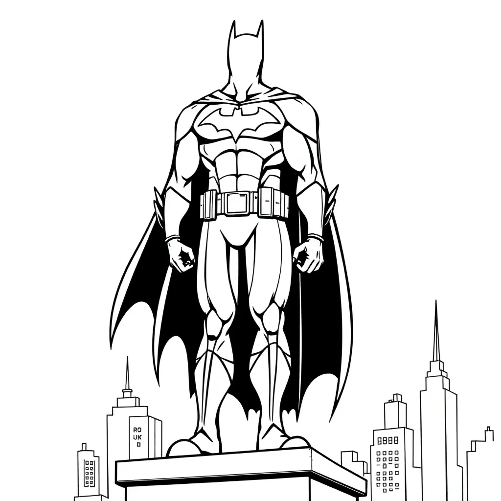 Batman coloring page