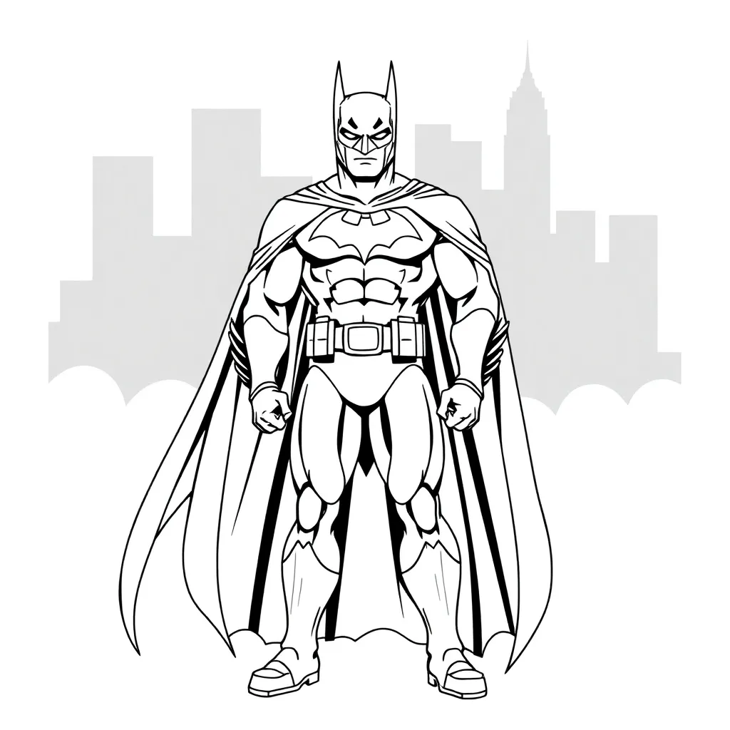 Batman coloring page