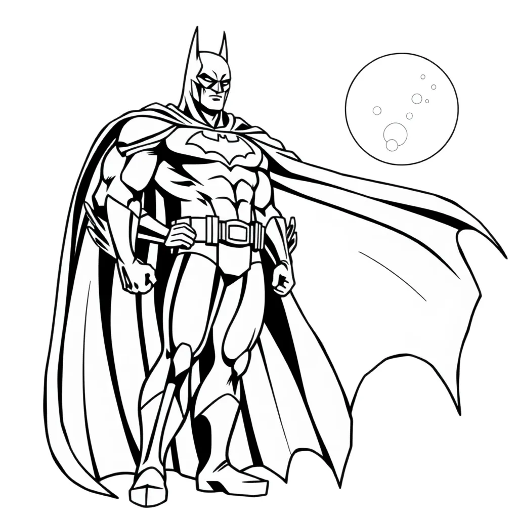 Batman coloring page