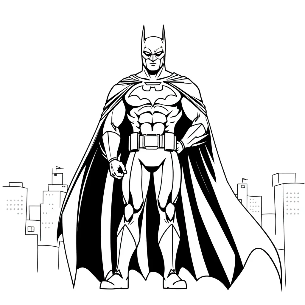 Batman coloring page