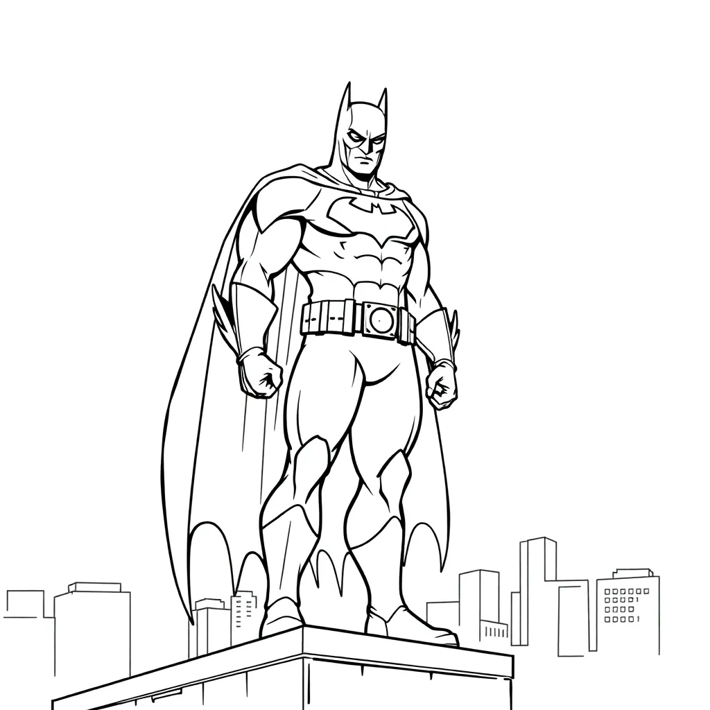 Batman coloring page