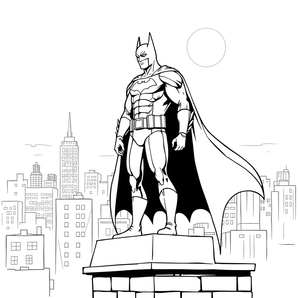 Batman coloring page