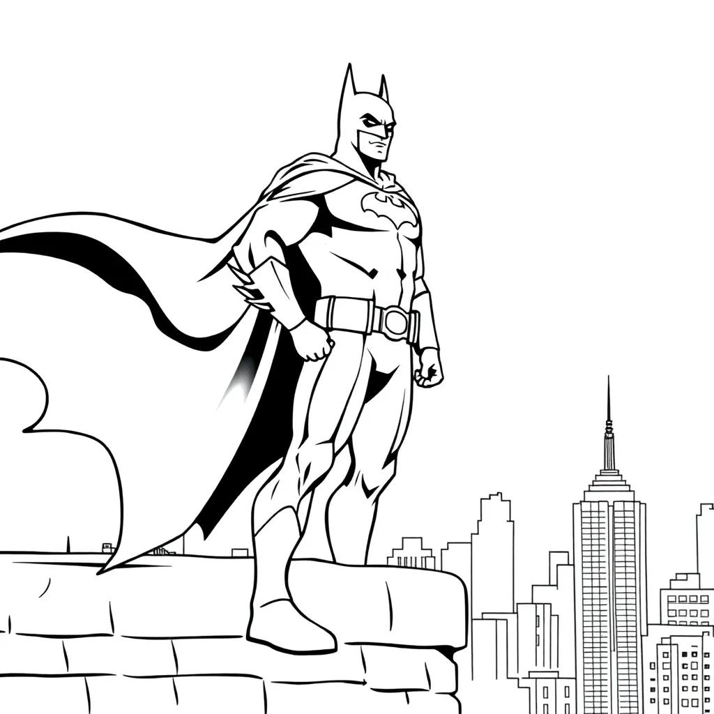Batman coloring page