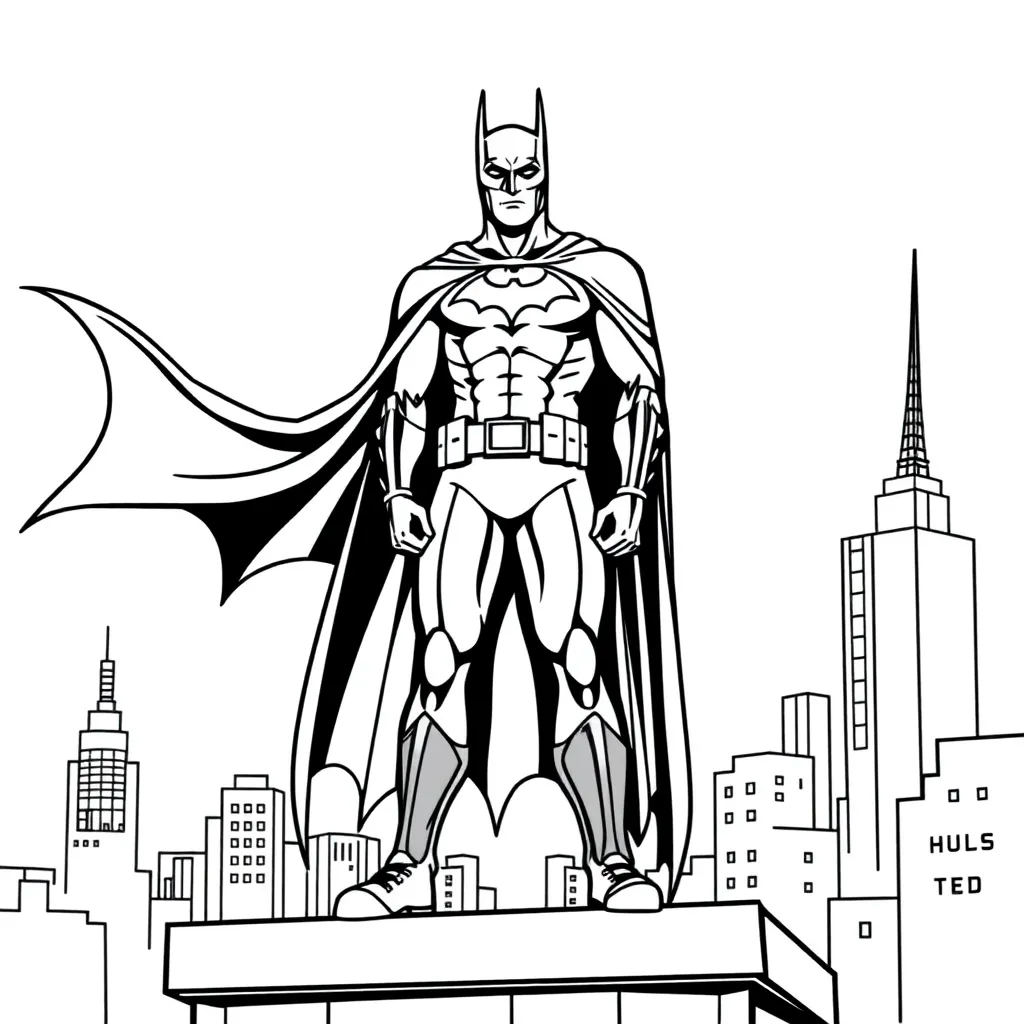 Batman coloring page