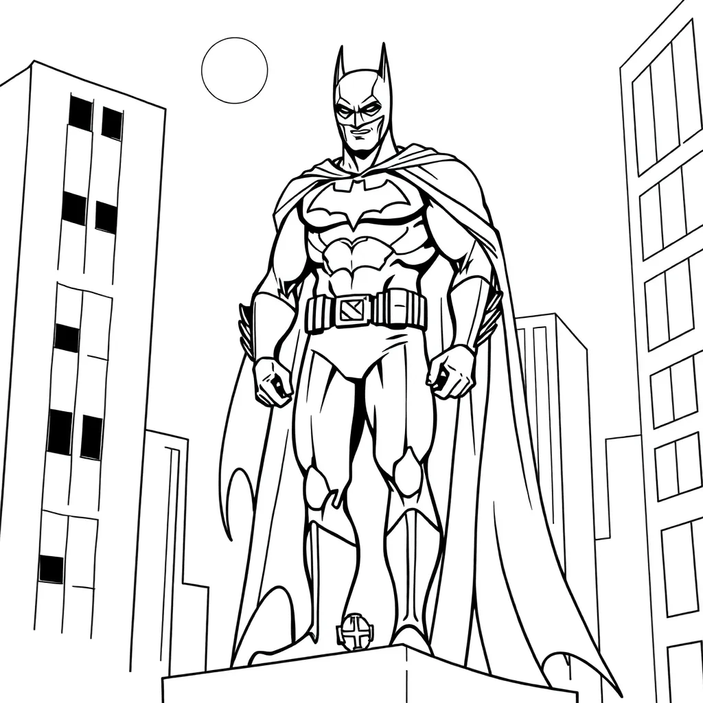 Batman coloring page