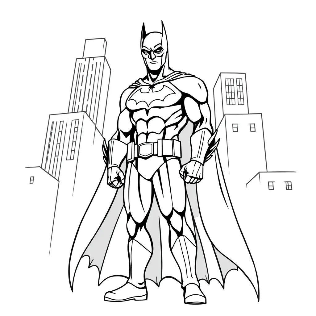 Batman coloring page