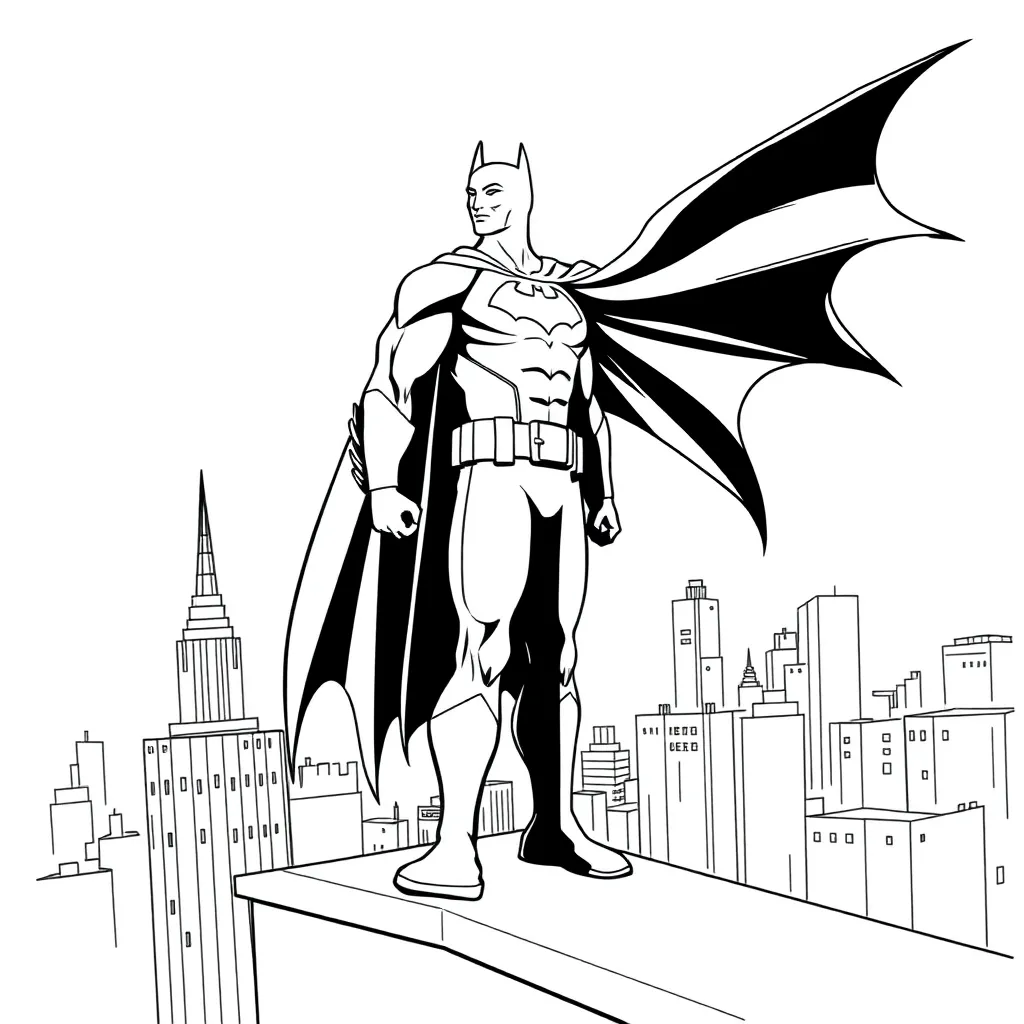 Batman coloring page