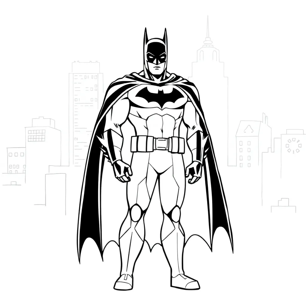 Batman coloring page