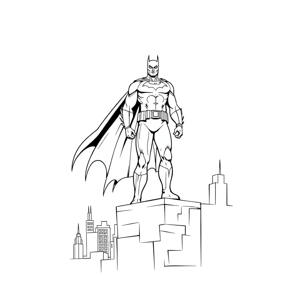 Batman coloring page