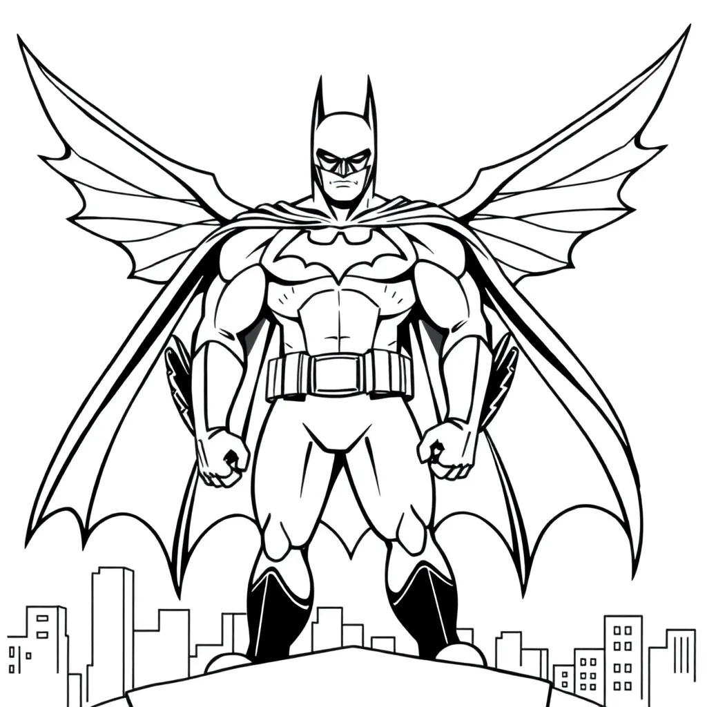 Batman coloring page