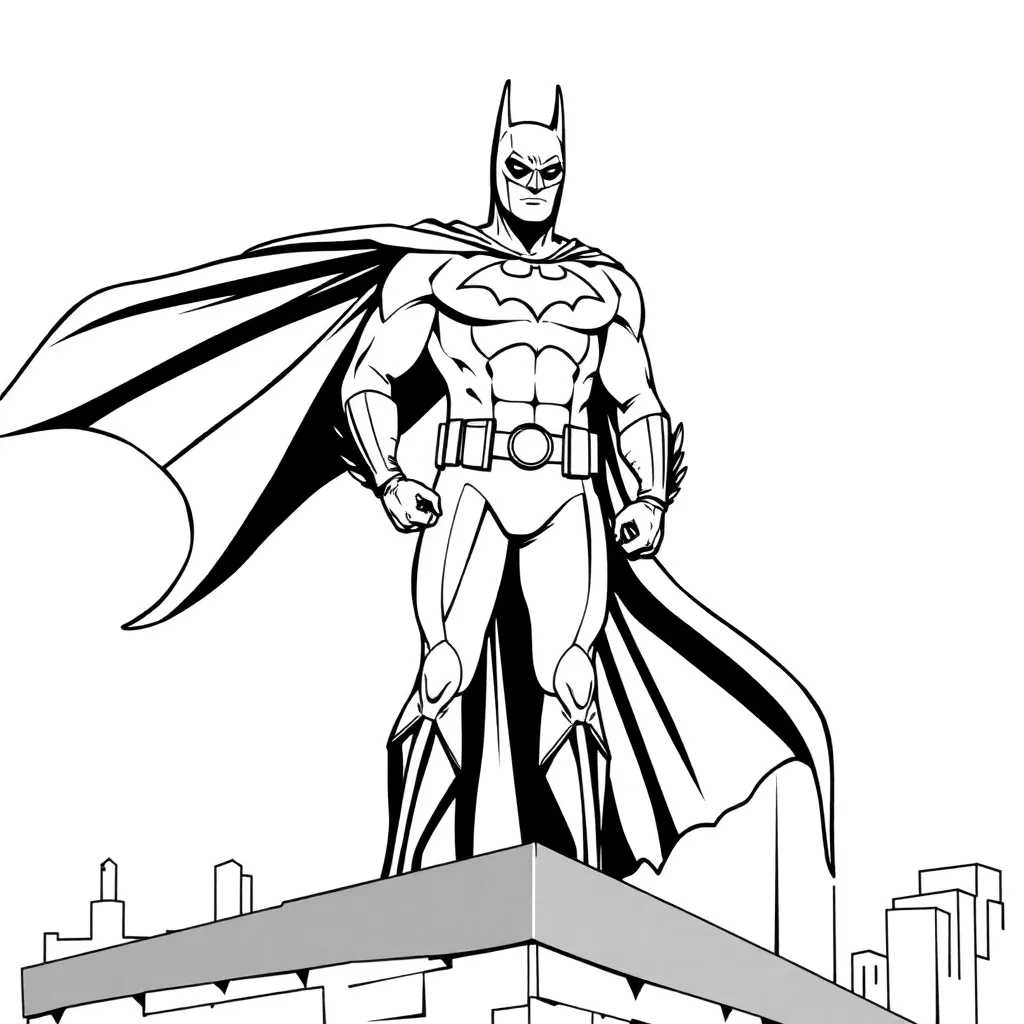 Batman coloring page