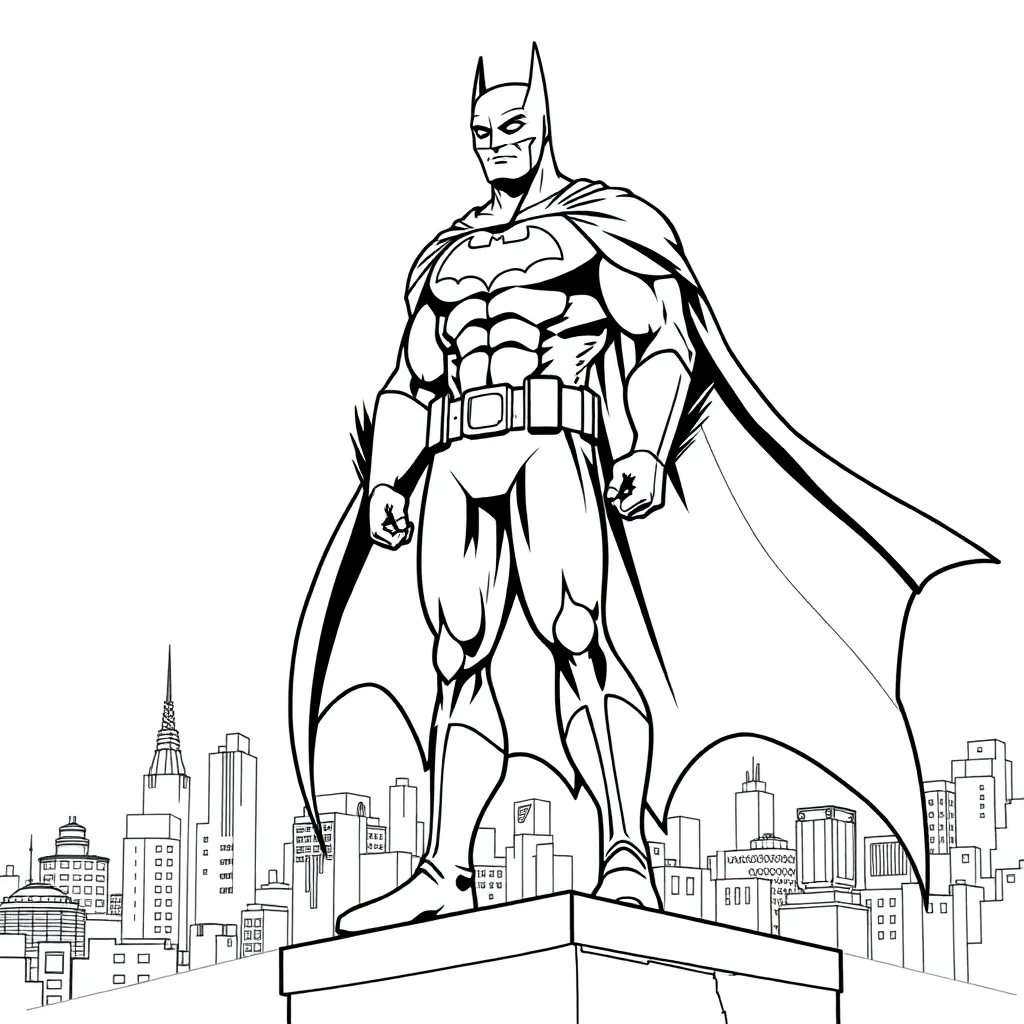 Batman coloring page