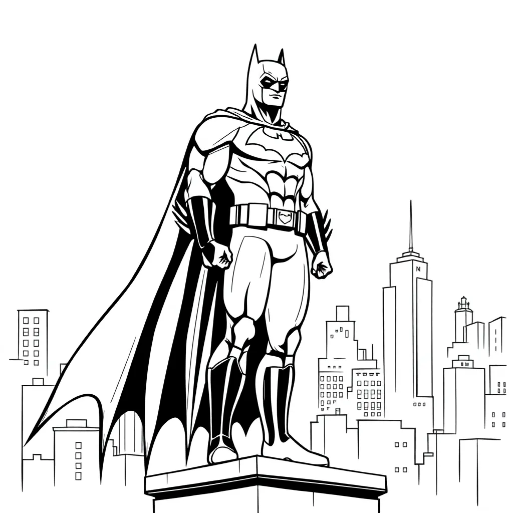 Batman coloring page