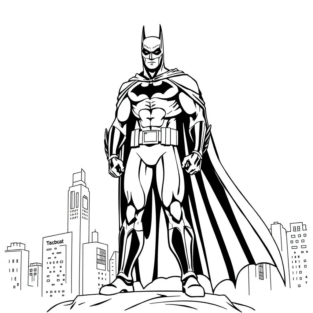 Batman coloring page