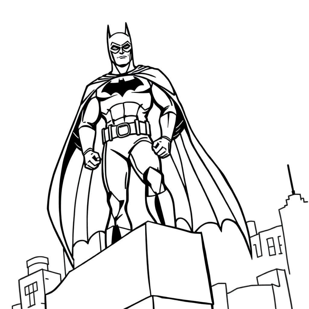Batman coloring page