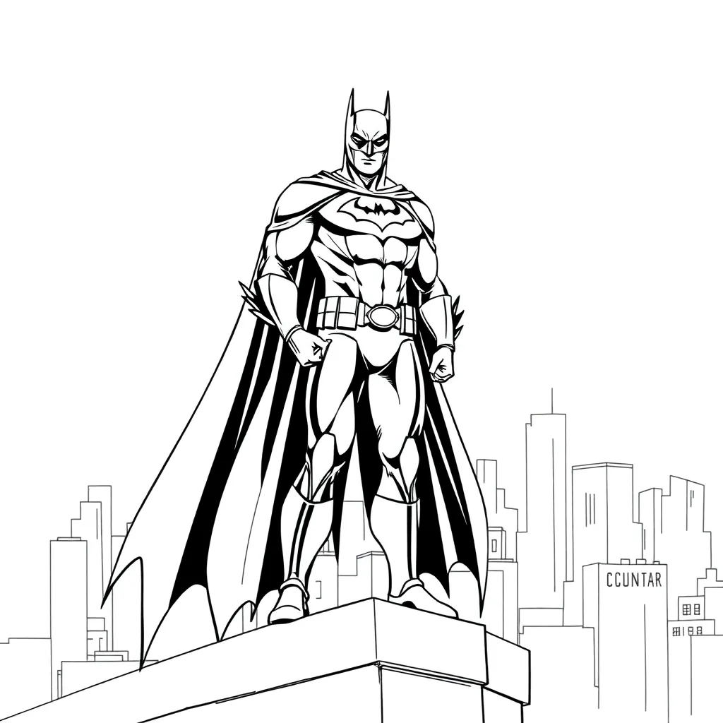 Batman coloring page