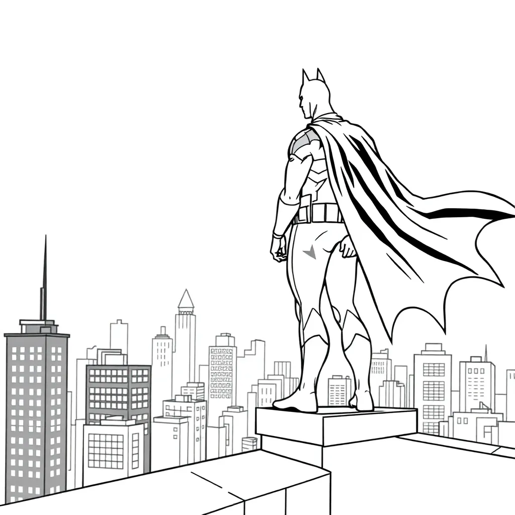 Batman coloring page