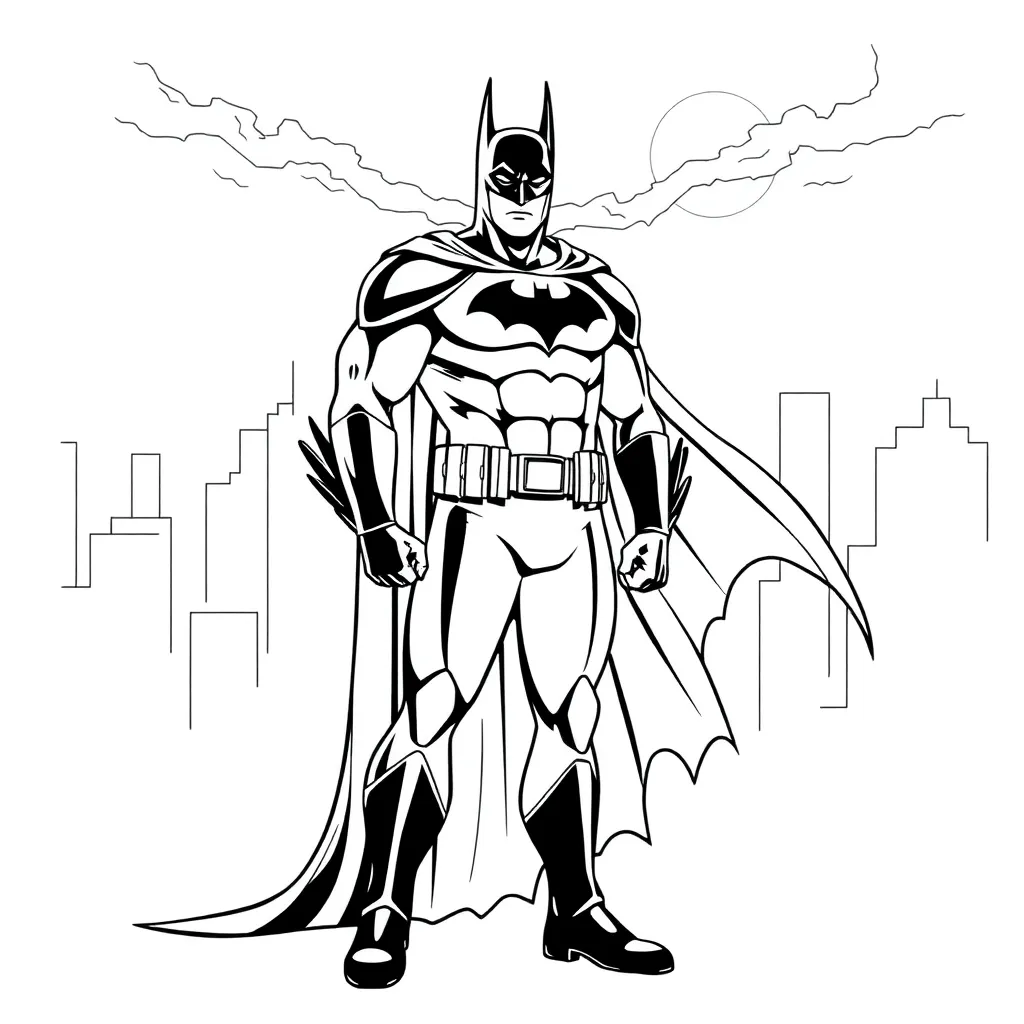 Batman coloring page
