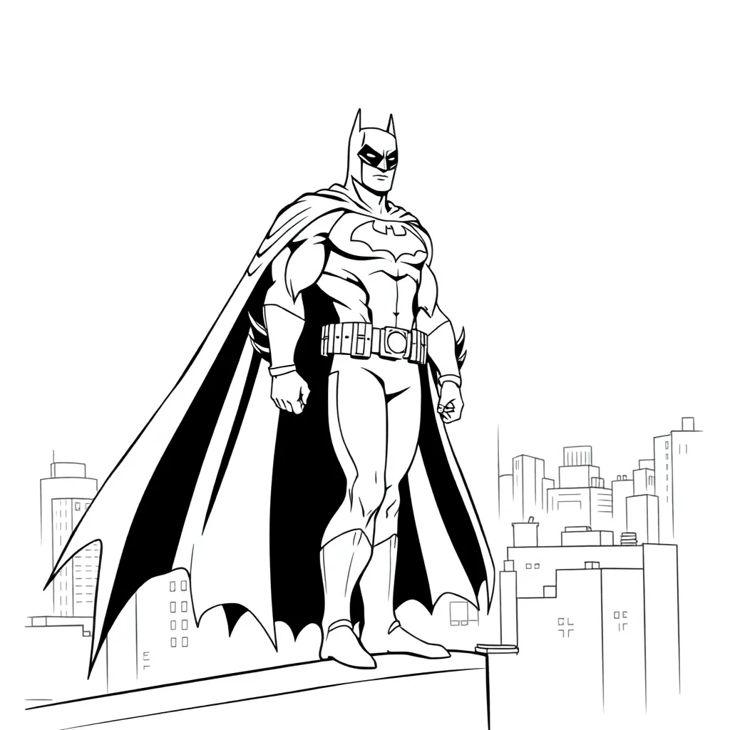 Batman coloring page