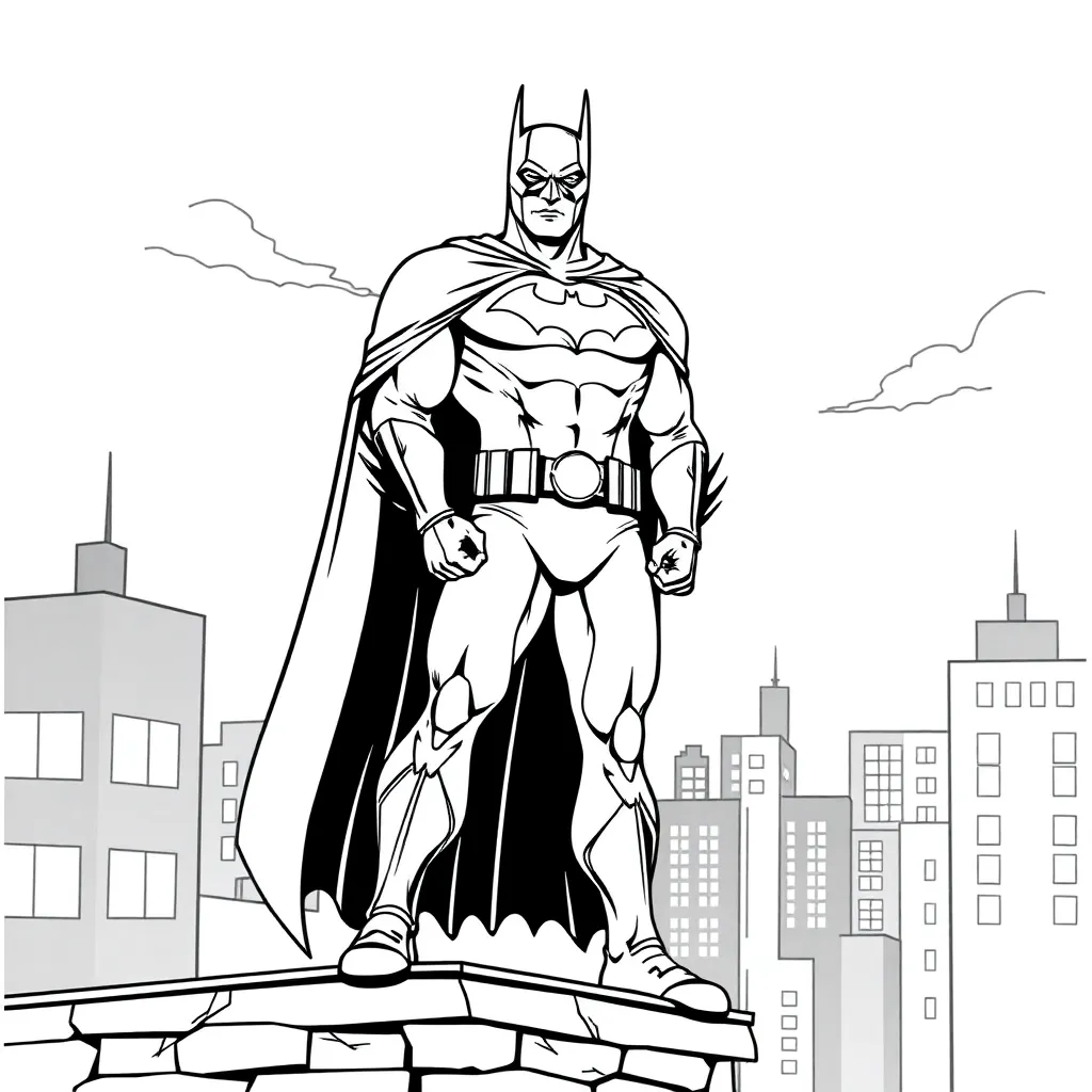 Batman coloring page