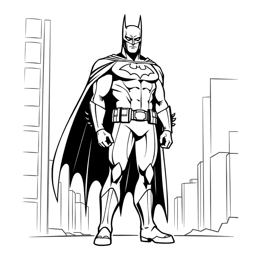 Batman coloring page