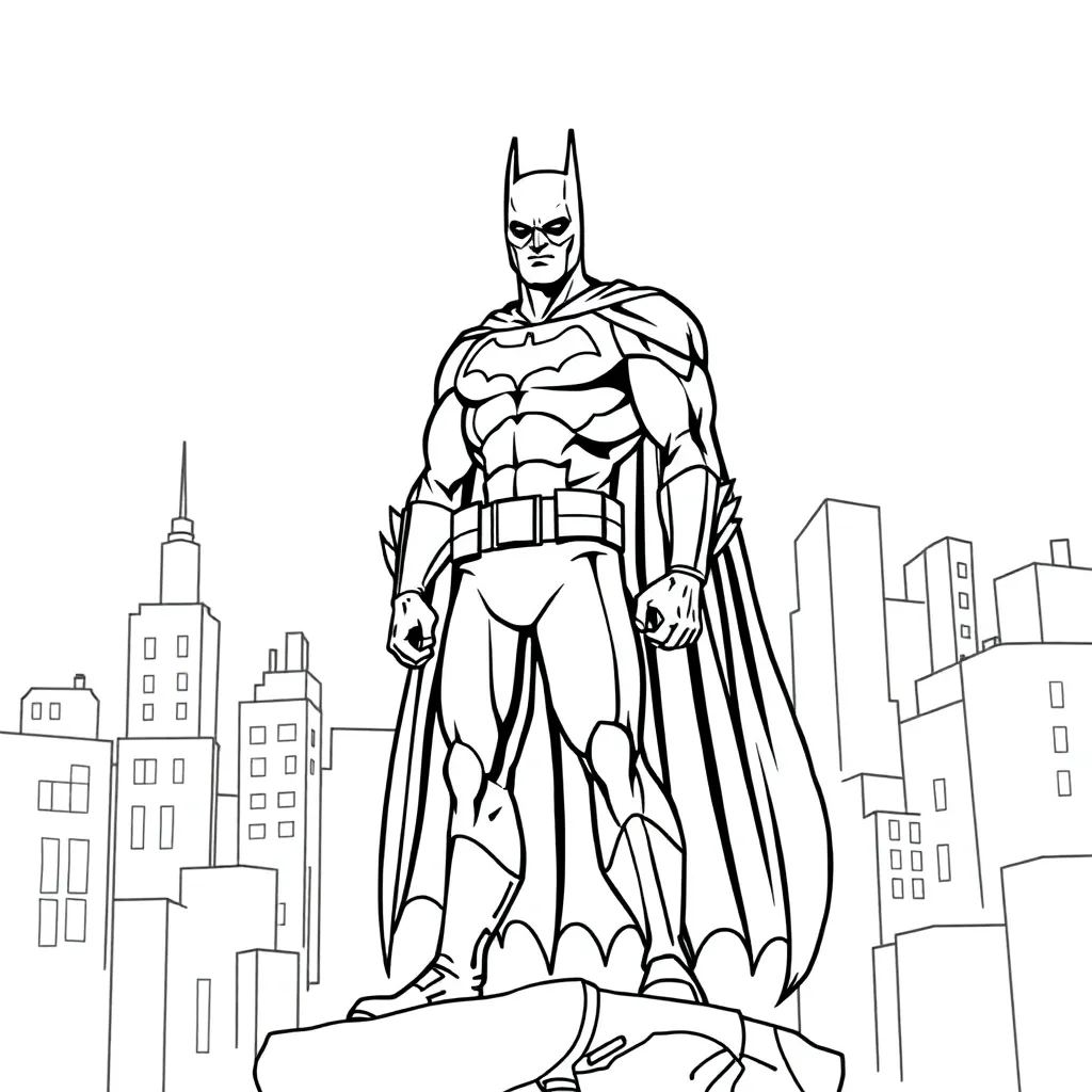 Batman coloring page