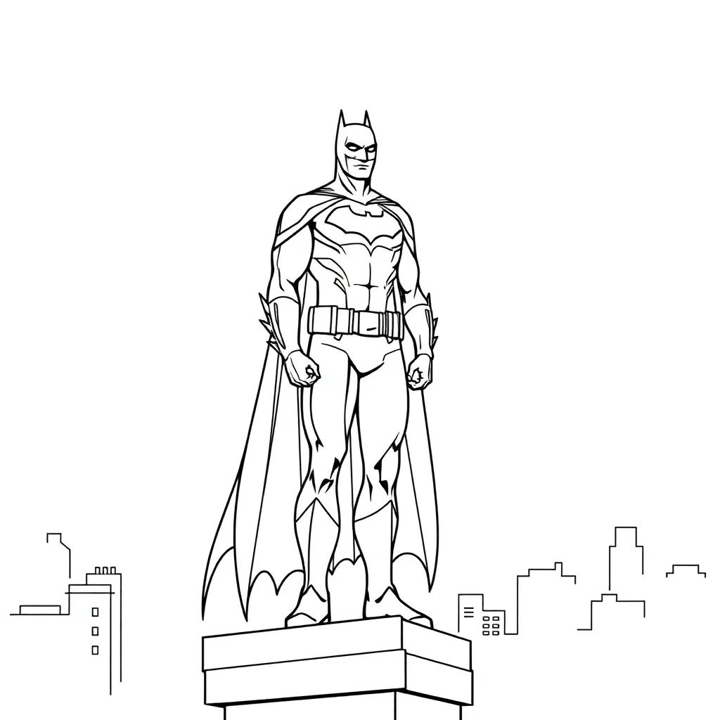 Batman coloring page