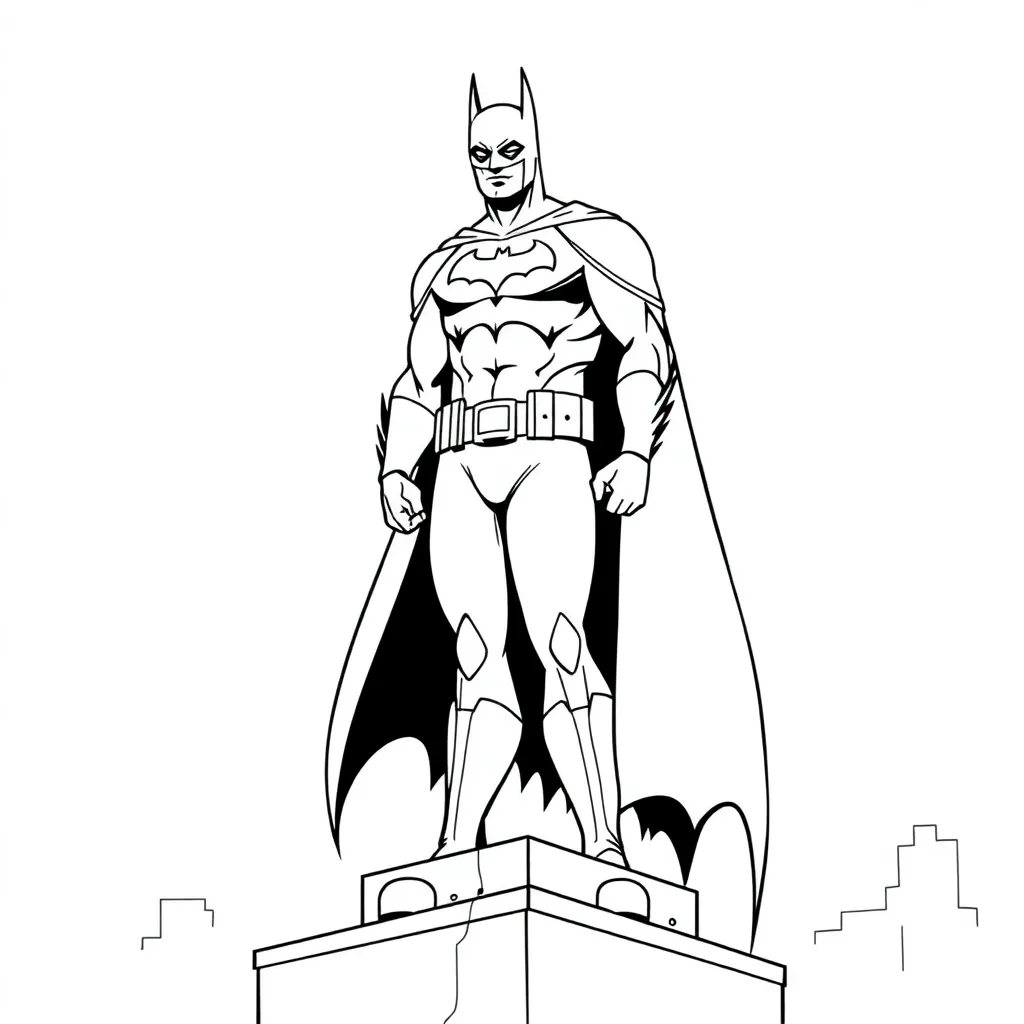 Batman coloring page