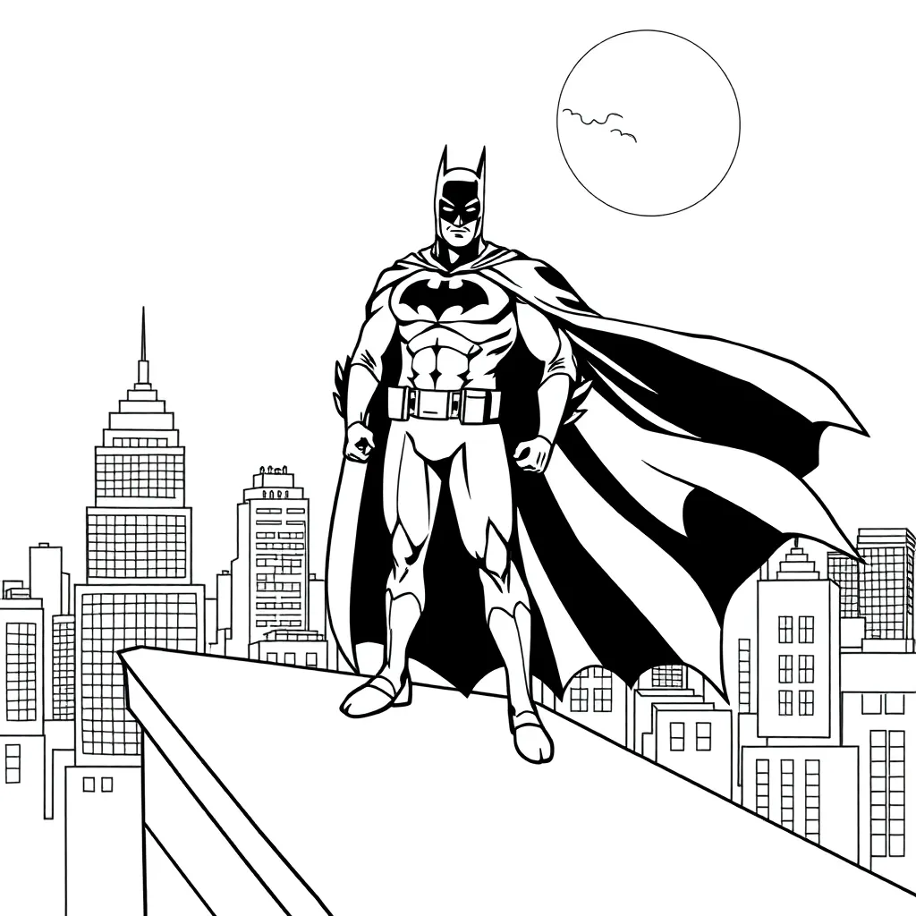 Batman coloring page