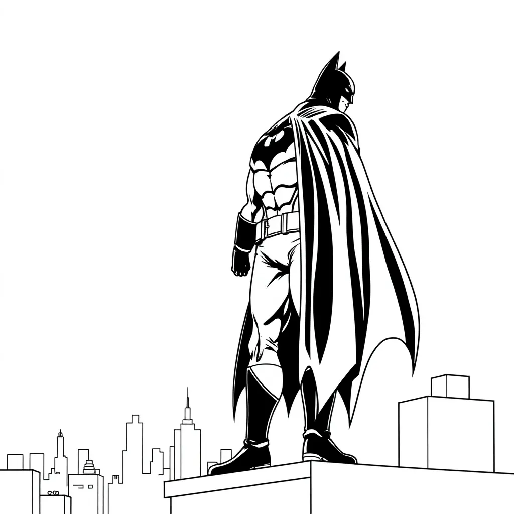 Batman coloring page